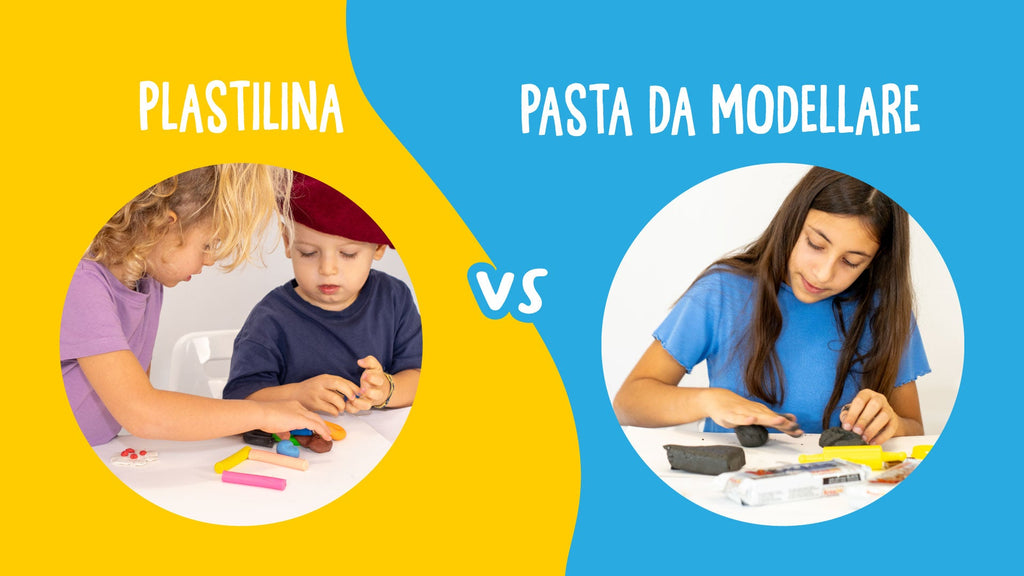 Qual è la differenza tra Pasta da Modellare e Plastilina?