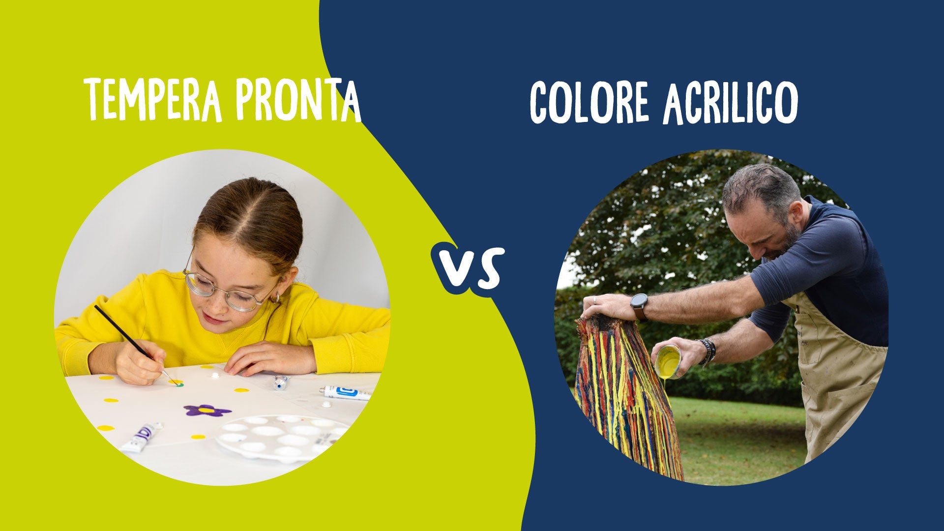 Acrilico Permanente vs. Tempera Super Lavabile: Quale scegliere?