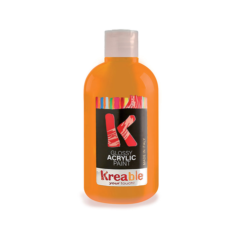 Italian Kreable Water-based ready to use acrylic tempera. Adheres to all surfaces: canvas, wood, glass, plastic... Toy Color and Kreable colours are produced in Italy, in our factory near Venice, Pasuto Srl, the Italian colour factory.