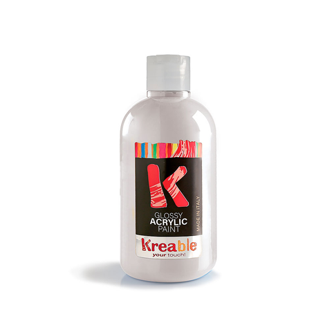 Italian Kreable Water-based ready to use acrylic tempera. Adheres to all surfaces: canvas, wood, glass, plastic... Toy Color and Kreable colours are produced in Italy, in our factory near Venice, Pasuto Srl, the Italian colour factory.