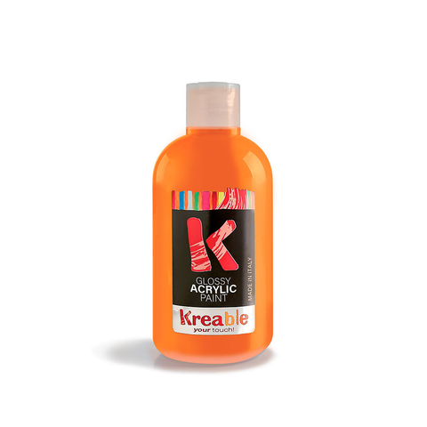 Italian Kreable Water-based ready to use acrylic tempera. Adheres to all surfaces: canvas, wood, glass, plastic... Toy Color and Kreable colours are produced in Italy, in our factory near Venice, Pasuto Srl, the Italian colour factory.