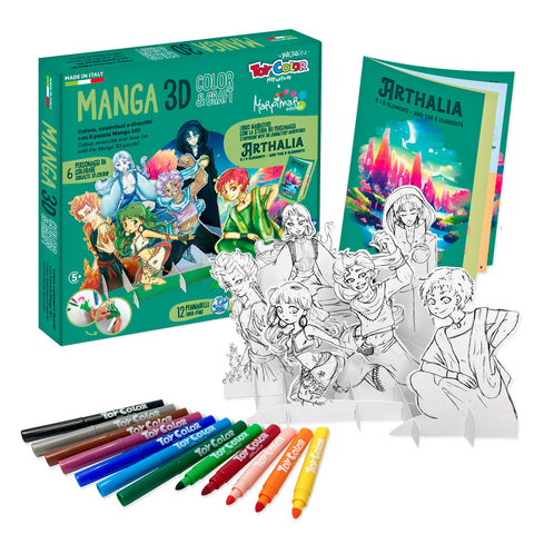 Confezione Manga 3D Color&Craft